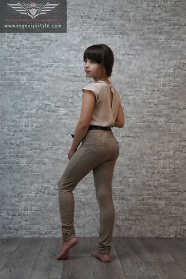 Брюки замшевые – «Gloria»