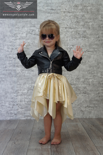 Кожаная куртка косуха – «Chloe»