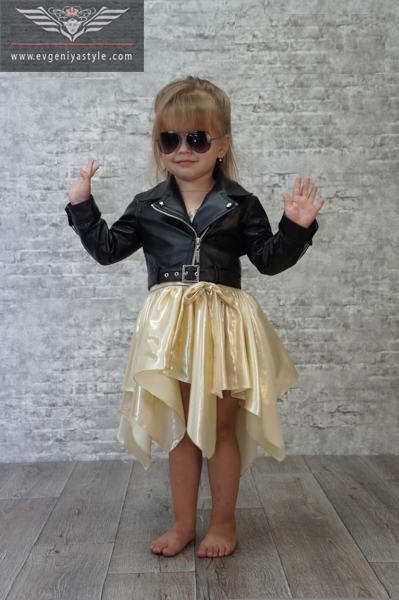 Кожаная куртка косуха – «Chloe»