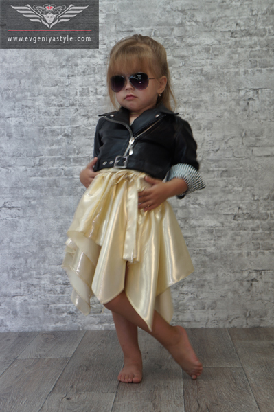 Кожаная куртка косуха – «Chloe»